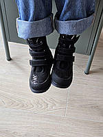 Дитячі ортопедичні демісезонні черевики на липучках на флісі 28 р, фото 2