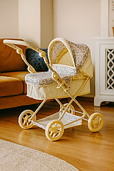 Іграшкова коляска-люлька Melogo для ляльки з регульованою ручкою