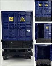 Радіокерований вантажівка-контейнеротяг із причепом 57 см, фото 5