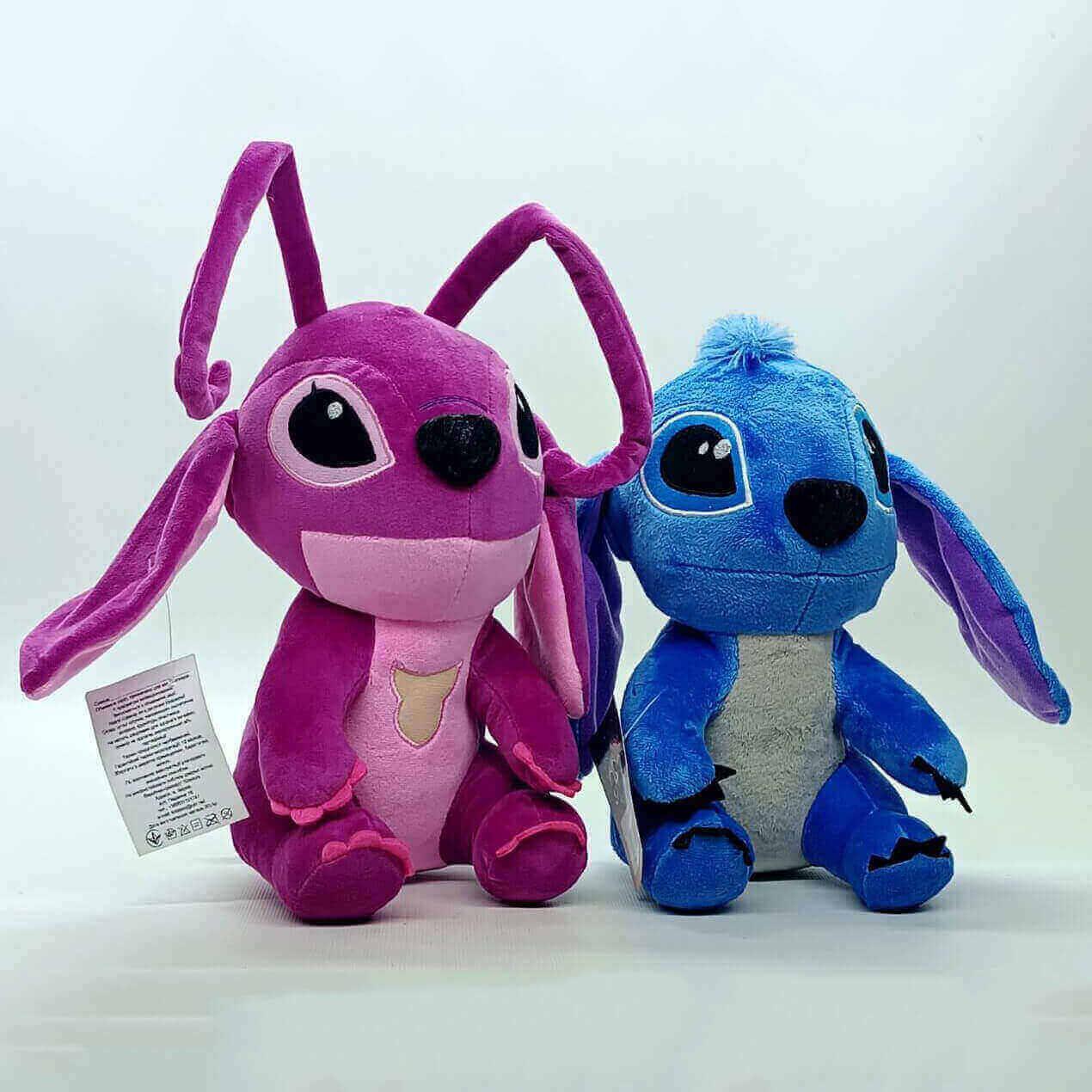 Набір м’яких іграшок Ліло і Стіч 25 см — Стіч і Ейнджел плюшеві герої мультфільму, арт. 00517-82-00422, фото 1