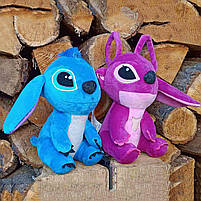 Набір м’яких іграшок Ліло і Стіч 25 см — Стіч і Ейнджел плюшеві герої мультфільму, арт. 00517-82-00422, фото 5