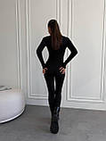 Чорний базовий жіночий комбінезон , на всі випадки життя, фото 4