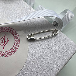 Срібна шпилька маленька Класика