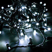 Гірлянда вулична STARLIGHT лінійна білий Flash 100LED IP44 чорний 5м