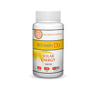 Вітамін D3 Solar Energy "Рослина Карпат" 2000 МО 60 капсул (SHiz16990)