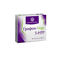 Седативний засіб "Рослина Карпат" Грифон-VEGE 5-HTP 400 мг N60 (SHiz16981)