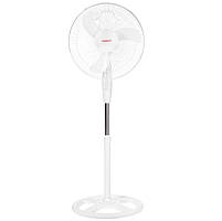 Підлоговий вентилятор ARDESTO FN-1608RW, механічне керування, 45 Вт, білий (SHiz16870)