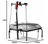 Батут для фітнесу FitEngine з ручкою та гумками для рук, фото 6