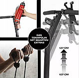 Батут для фітнесу FitEngine з ручкою та гумками для рук, фото 3