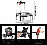 Батут для фітнесу FitEngine з ручкою та гумками для рук, фото 5