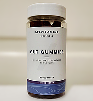 MyProtein Myvitamins Gut Gummies 60 мармеладок пробіотик для кишечника та імунітету з Bacillus Coagulans