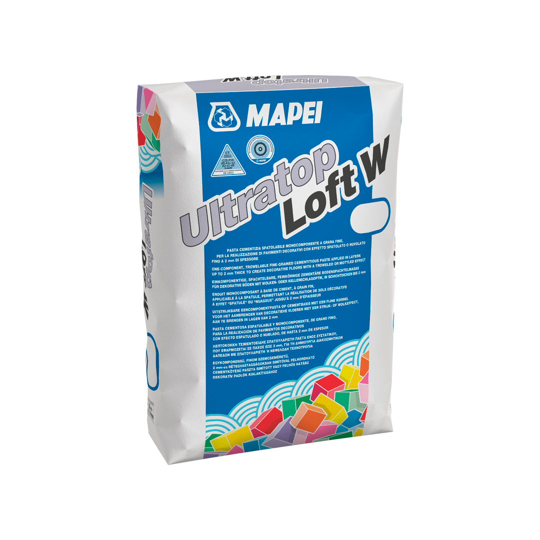 Суміш MAPEI ULTRATOP LOFT W суха на цементній основі (біла), 5 кг