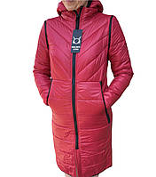 Жіночий пуховик-трансформер Golden Lynx Fill-Tex Bio Пух 3в1 довгий, короткий і жилетка | Oversize, зима 2025