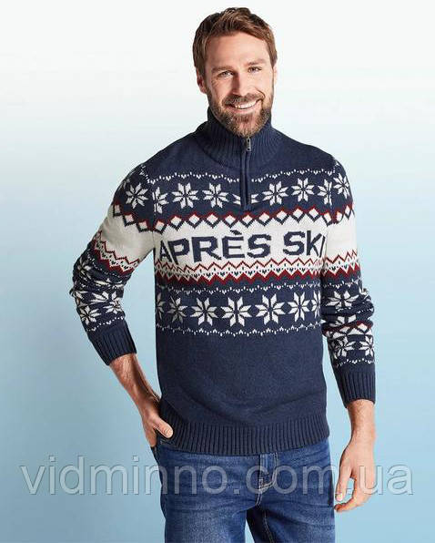 Чоловічий джемпер светр Livergy р.XL (р.56-58), в'язка, норвезькі мотиви, фото 1