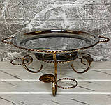 Садж кручений Premium соус, марміт, страва для подавання шашлику 36 см, фото 4