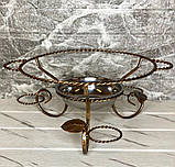 Садж кручений Premium соус, марміт, страва для подавання шашлику 36 см, фото 5