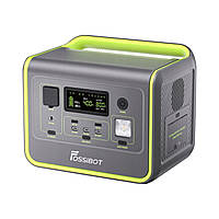Портативна зарядна станція FOSSiBOT F800-Green-EU 1200 Вт 1050 Вт·год павербанк електростанція для дому
