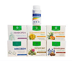 Очисна програма організму "Рослина Карпат" комплекс на 1 місяць (розширена) (Niz17004)