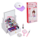 Набір косметики для дівчаток 769-5 трюмо з шухлядкою, косметика, LED-лампа для манікюру, аксесуари, фото 7