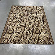 Килим коричневий на повстяній основі Стрічка 1,80*1,95