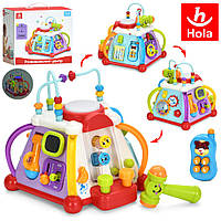 Музичний мультибокс 12892 (12/2) "WToys", ОЗВУЧУВАННЯ УКРАЇНСЬКОЮ МОВОЮ, світло, звук, в коробці