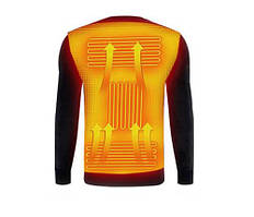 Термореглан "Eco-obigriv BB-6" 5V USB з підігрівом плечей, спини, попереку, на 3 зони обігріву з контролером температури L