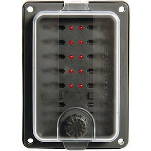 Коробка запобіжників (флажкових), на 10 запобіжників, 125×90 мм, Osculati., фото 1