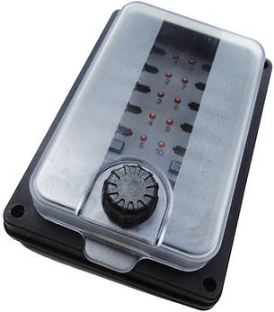 Коробка запобіжників (флажкових), на 10 запобіжників, 125×90 мм, Osculati., фото 2