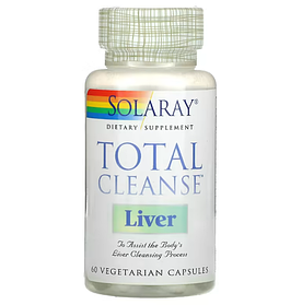 Чистка печінки, Total Cleanse Liver, Solaray, 60 капсул