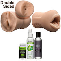 Набір мастурбаторів Doc Johnson The Sasha Grey Experience (3 мастурбатори та аксесуари) Feromon