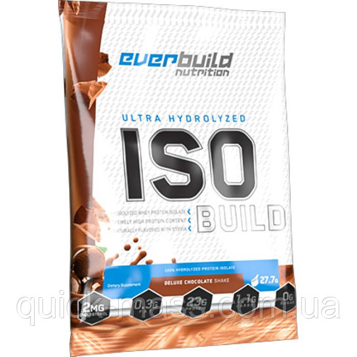 Протеїн ізолят без цукру EverBuild ISO Build Protein Isolate 30g (різні смаки), фото 1