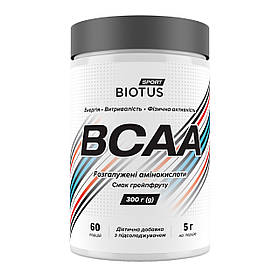 Амінокислоти BCAA, BCAA, Biotus, смак грейпфрута, 300 г