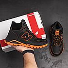 Підліткові зимові черевики з натуральної шкіри з хутром New Balance Orang високі хутряні кросівки зі шкіри на високій підошві, фото 8