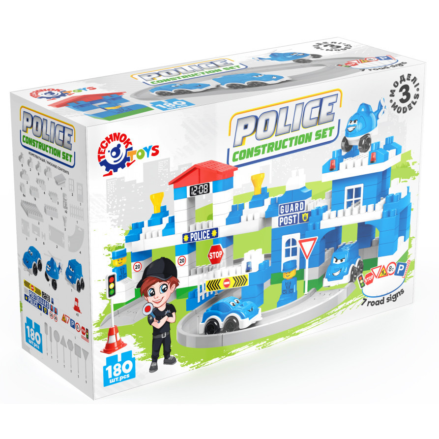 Ігровий набір конструктор "Police" 8447TXK 180 деталей, фото 1