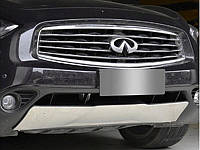 Накладка на бампер передня Infiniti FX QX70 2010+ Дифузор на передній бампер Інфініті КуІкс70 ФХ