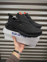 Чоловічі чорні зимові термо кросівки Salomon Odyssey, зимові водонепроникні чоловічі кросівки Соломон