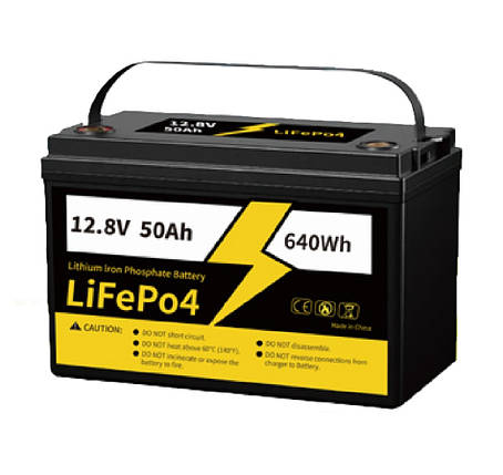 Акумулятор LiFePO4 IN-THERM 640 W 12050 12 w 50 Ah(Китай). Гарантія 1 рік., фото 1