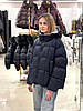 Пуховик жіночий Chanevia 25577 DARK BLUE, фото 2