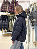 Пуховик жіночий Chanevia 25577 DARK BLUE, фото 3