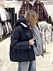Пуховик жіночий Chanevia 25577 DARK BLUE, фото 7