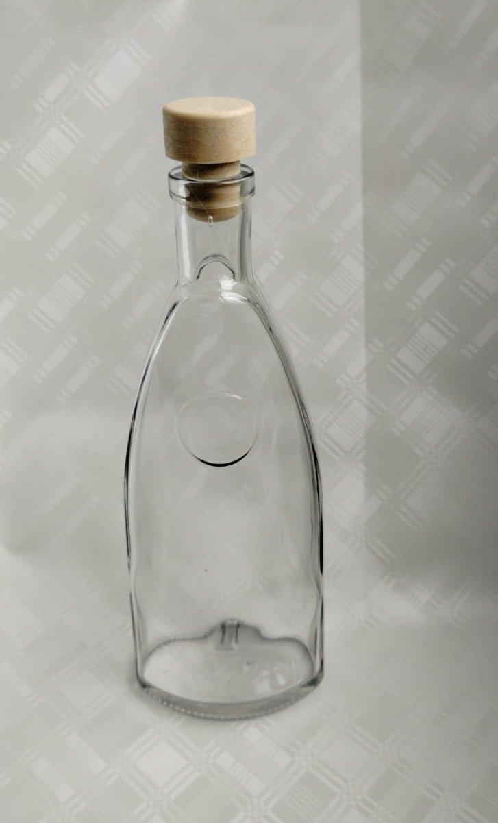 Пляшка скляна прозора 500 мл Пелюстка т-корок, фото 1