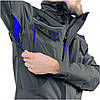 Костюм робочий захисний утеплений SteelUZ 4S BLUE (Куртка + Напівкомбінезон) зріст 186 см, фото 3