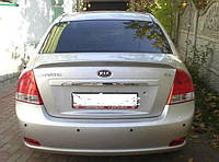Спойлер-сабля зі склопластику на Kia Cerato 1 sd 2004-2009 Ліп спойлер багажника КІА Черато Церато 1 седан