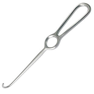 Гачок хірургічний 1 зубець тупий за Kocher. Довжина 22 см SURGIWELOMED