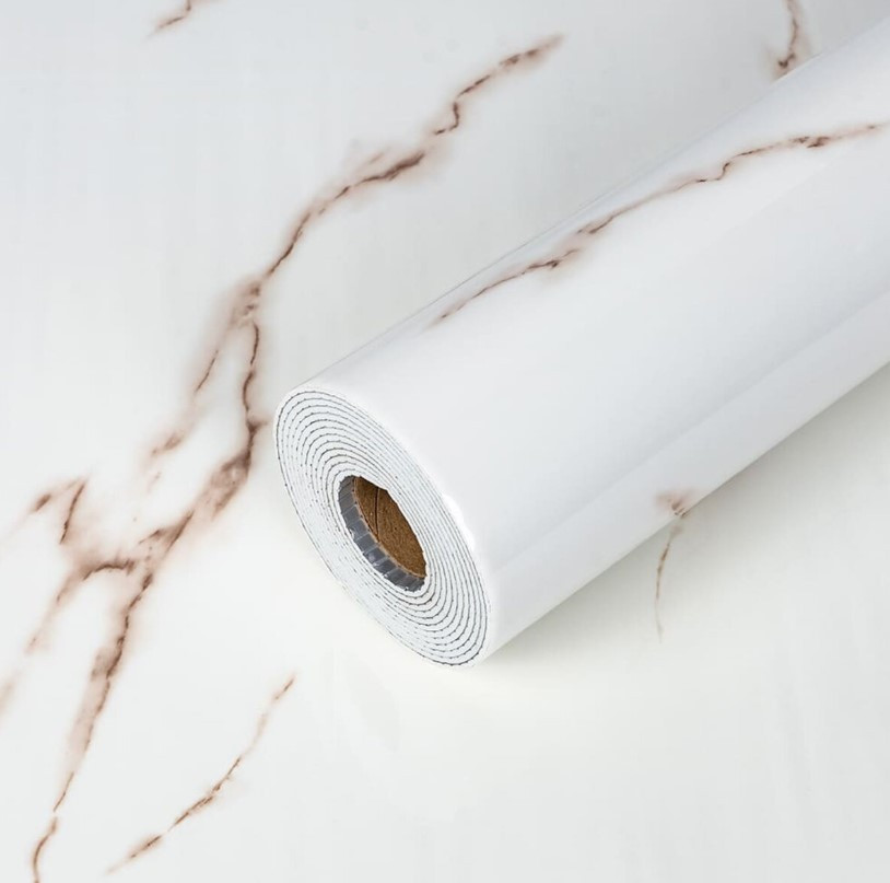 Шпалери самоклеючі в рулоні миючі 3м*60см*2мм стінова PET плитка SW-00001697