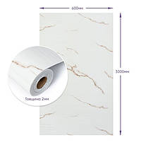 Шпалери самоклеючі в рулоні миючі 3м*60см*2мм стінова PET плитка SW-00001697, фото 5