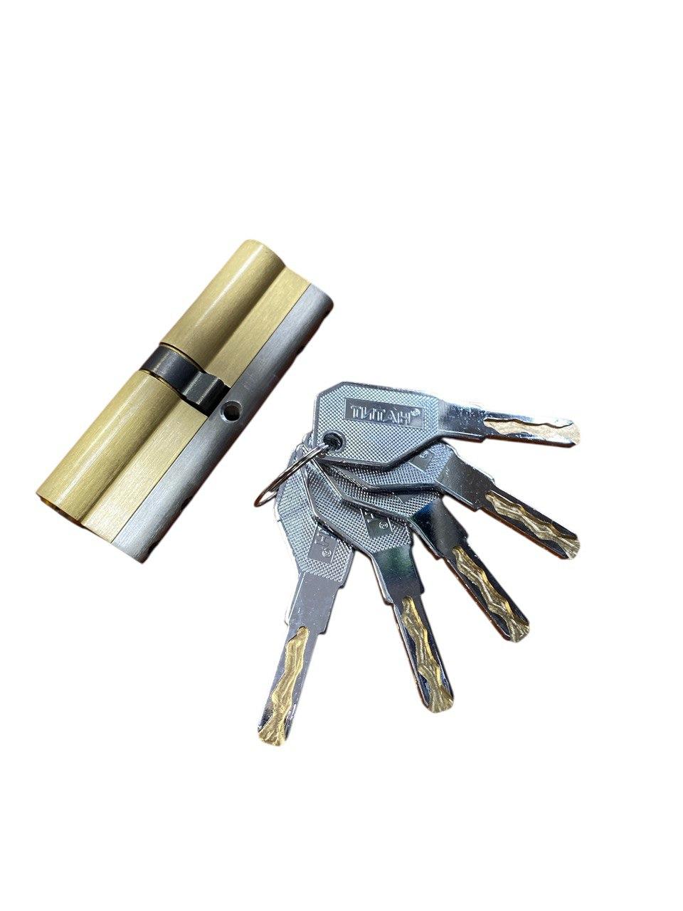 Циліндровий механізм ТИТАН 3D-серія M 90 РВ ключ-ключ, фото 1