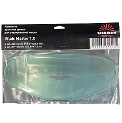 Комплект захисного скла для маски зварника Vitals Master 1.0