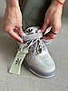 Кросівки Adidas Forum Bad Bunny Grey Адідас Форум бед банні сірі замша шкіра весна осінь зі шнурками, фото 10
