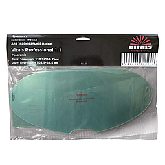 Комплект захисного скла для маски зварника Vitals Professional 1.1 Panoramic